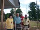 Susan K4ZXN (EC) - Johnny Hutchins (Commissioner) - Chip Workman N4SOC (State Highway Patrol) and Dewey Cook - KJ4BYU Emergency Management Director / Fire Marshal / ARRL PIO