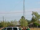 Six &amp; two meter beams going in the air