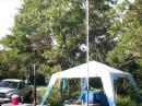 Antenna support and canopy
