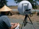 WA6OSX on 10 ghz using CW to work K7NOM 