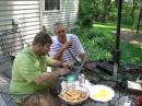AA8MC and AA8HH making contacts on 40 SSB.