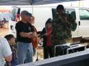 Dan KF4MND demos Echolink to an older Boy Scout.