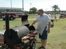 One of the most important pieces of Field Day equipment; the smoker grill.