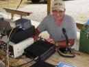 Mike Lavoie, AA1SN working the GOTA station.