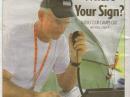 Front Page Coverage! 
The July 9 2008 edition of the SUN