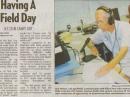 Front Page Coverage! 
The July 9 2008 edition of the SUN 
Page 2 of the Newspaper article