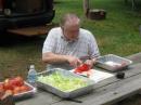 And what would Field Day be without - FOOD!  KC8VQU the chef for the weekend...