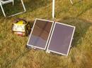 Solar power.