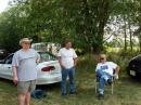 KC2OGR, KA2PRF, and K2SQS discussing the grand plan.