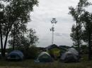 At the BARC Junior ACØGW Field Day site, there was plenty of camping down by the lake near the towers.
