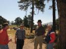 (L-R) Ken Long, NØQO, Jim Snyder, WØUR, Bob Neece, KØKR and Don Nelson, NØYE discussing Field Day strategy.