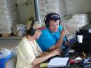 Benjie W0CBH and Mark KC0D working station 2 Saturday afternoon.