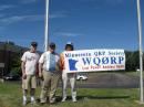 Dave Kent, K0TCP, Club President; Skip Jackson, KS0J, ARRL Minnesota Section Manager; Phill Hogland, N0OE, Club Secretary-Treasurer