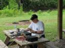 "Wild" Bill (K8WBS) operating 20m SSB on one of the tri-banders