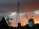 Sunset at Mid-America Windmill Museum