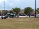 Raising a tower, winch truck