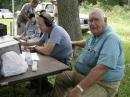 Cecil and Jim running the Ten Tec.