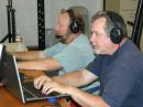 John and Ron at the other indoor station.