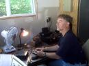 VE3II calm and relaxed as he aces every CW contact he hears