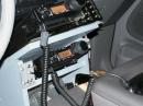 This is the operating console in N6NB's F150 truck.  The switch box in the upper right controls transverters and amplifiers for 902-10368 MHz.  The lower switches control amplifiers for 50-432, including vacuum-tube kilowatt amplifiers for 50 and 144 MHz that are powered by a 3,000-watt inverter (not used during the UHF contest).
