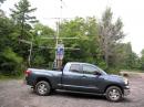 Extending the mast at the alternate spot in FN21