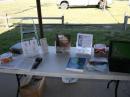 Thanks to KD7TWF Elaine for looking after the information table (she is shy)