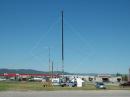 40 meter bi-square and G5RV held up by 103 foot crane!