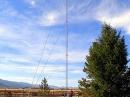 The new base insulated 80' tower complete with 60 buried radials so we can load it effectively on 160/80 meters also.