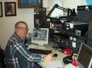 Steve (Tom) AA8HH on 75 meters putting them in the log, this is about the time we arced the remote antenna switch