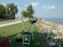 Set up in Sheboygan Point, Wisconsin