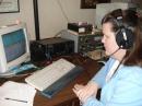 Barb KG0UT, The Raytown Amateur Radio Club President.