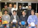 All operators of this weekend; from left to right,
back:JO1LVZ,JF1AKD,JF6DEA,7N1KAE,JA9COB
front:JA1DYB,JH1KRC,JA1FY,JE1OYE
