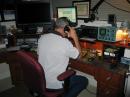 Ted, KN5O, pulling stations "out of the mud" Friday night