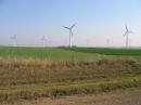 Azimuth to Jim K0MHC EN26ha is just to the right of these wind turbines, about 15 deg magnetic.