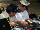 WPARC members Roger K6OU and Pat AA6EG operating 15m CW.