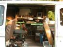 Ron Ritchie N4MOM's emergency response van.  Ritchie is EC of Fayette County KY.