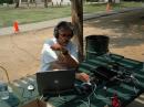 Bill N6EF operating 20m CW.