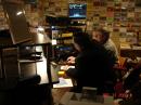 NN0B sends with a Begali Camelback while W4RK observes.
