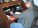 Randy WB4SPB stopped by the museum to have some SKN fun with the Drake station to make contact with N6FME.