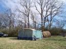 Home away from home. Not too bad with a heater running !