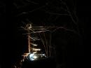 Night shot at commercial uWave site