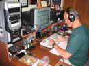 Bob at the controls of N4BP