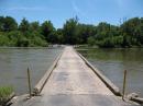 Lots of recent rain made crossing the Shenendoah a bit tricky.