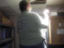 W1VJB - New Britain CT - Paul, KB1QQI directing antenna installation above him on the roof.