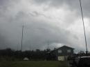 W1AF - MIT Radio Society and Harvard Wireless Club - Paxton MA - a view of the 40m Moxon and the dark t'storm clouds surrounding the FD site