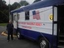 WC1SW - Southwick(MA)Emergency Management/RACES - Charlie/K1II stands next to the mobile communications van