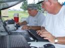 K5JUC &amp; N5DRB in the CW tent @ W5ANR.