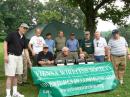 Group photo showing the four band captains, as well as the owners of the four K-3's used by the club in Field Day.