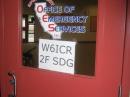 Entering the Emergency Operation Center.