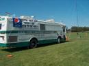 This is the Adams County Emergency Management Comm. Bus that we used for Field Day.  We ran off of the generator the full 24 hours.